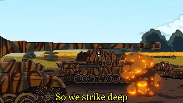 German Tanks Animated edit - Panzerlied (German Tank March) смотреть онлайн