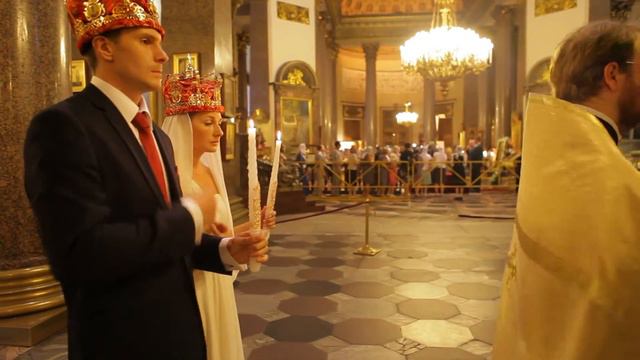 Венчание Юлии и Дмитрия смотреть онлайн