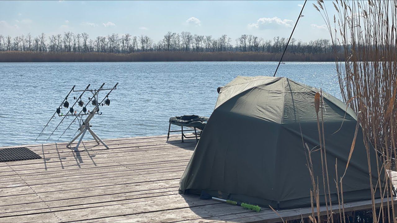 Открытие Сезона 2021 По Карповой Ловле. Рыбалка ранней весной. смотреть онлайн