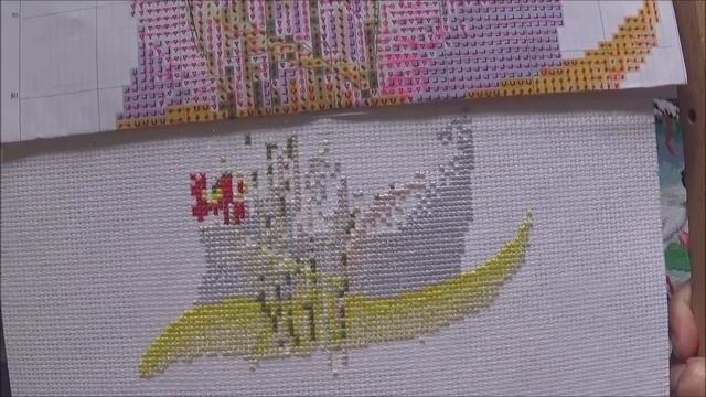 Вышивка крестом. Мои процессы июня. смотреть онлайн