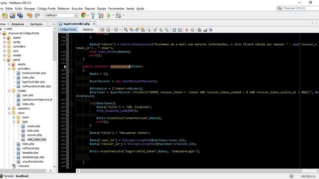 Funcionalidades Novas, parte 25, praticando ( criar nova senha ) смотреть онлайн