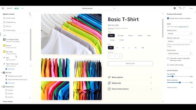 Make Your Shopify Product Page Look PROFESSIONAL with Color Swatches, Tabs & Metafields! смотреть онлайн