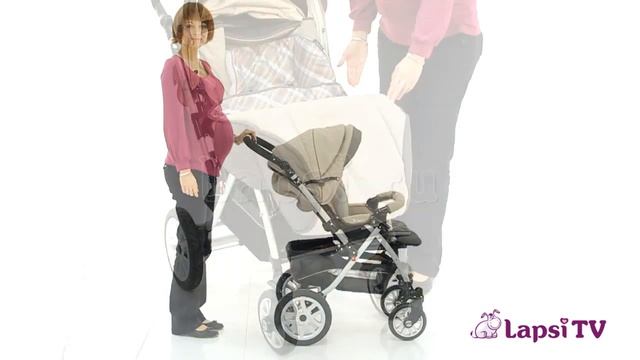 Прогулочная коляска Jetem Castle S-803 W с накидкой на ножки (Жетем Кастл) смотреть онлайн