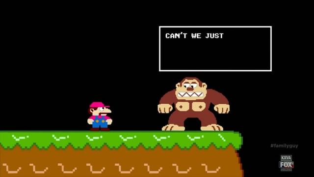 family guy secret donkey kong level смотреть онлайн