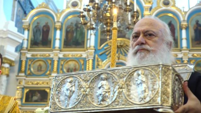Проводы мощей св Димитрия Солунского в Минске