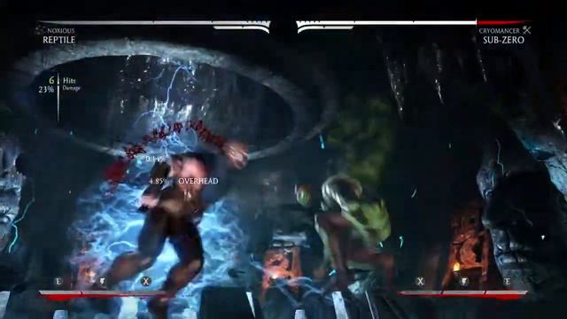 Mortal Kombat X Reptile Starter Combo! смотреть онлайн