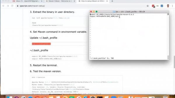 Maven Tutorial - Install Maven on Mac OS