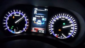 Infiniti Q50 S Hybrid AWD 3,5 V6 364 KM - acceleration 0-240 km/h