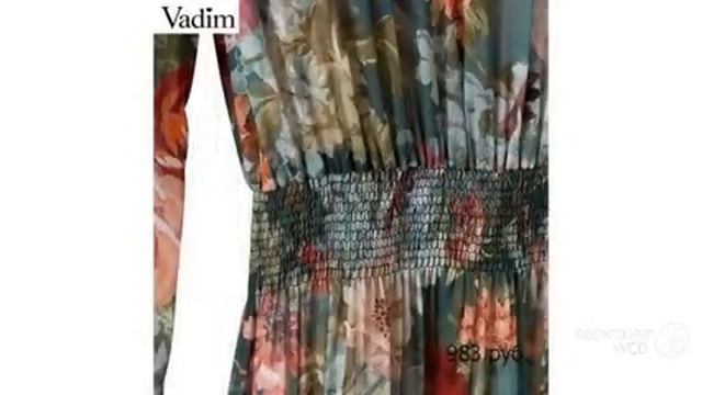 Одежда с AliExpress. Модное цветочное шифоновое платье. смотреть онлайн