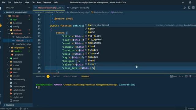 Job Api Develop | React Laravel Project | Recruit Management| React JS | Laravel API смотреть онлайн
