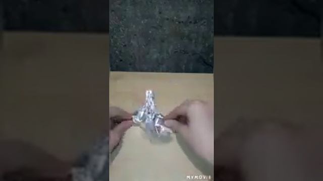 DYI. Человечек из фольги.