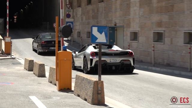 Ferrari 488 Pista Spider Driving in Monaco ! смотреть онлайн