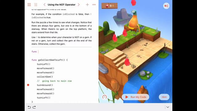 Using the NOT Operator - Swift Playgrounds - Learn to Code смотреть онлайн
