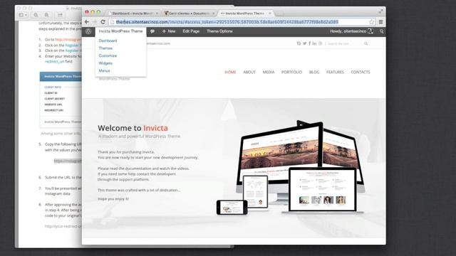 Generating Authorization Tokens for Instagram Widget | Invicta WordPress Theme смотреть онлайн