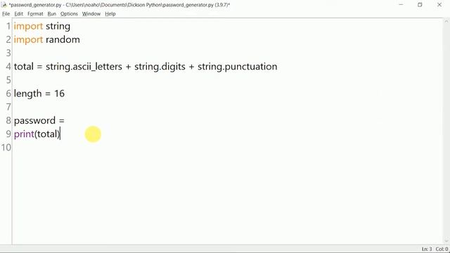 Python Password Generator смотреть онлайн