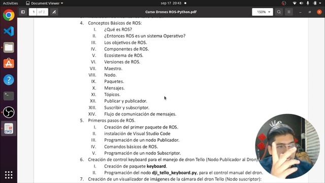 Introducción al curso de programación del dron tello con ROS y Python смотреть онлайн
