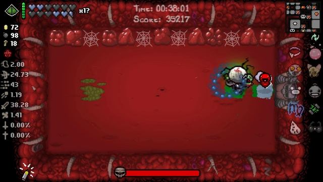 My best run in The Binding of Isaac (delirium without damage) / Мой лучший забег в проклятие Айзека смотреть онлайн