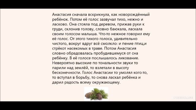 Audiolibro russo con il testo russo "Anastasia" di Vladimir Megre 15 video смотреть онлайн