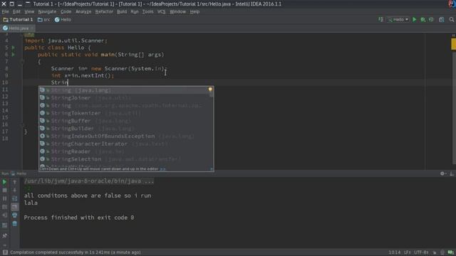 JAVA tutorial 7 if statements смотреть онлайн