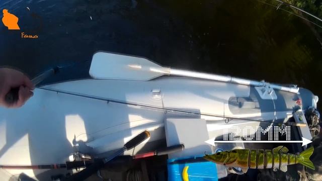 Щука на маленький свимбейт с Али экспресс - KF №27 смотреть онлайн