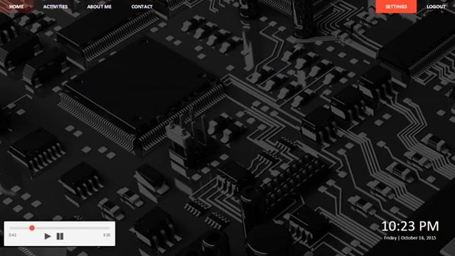 Simple Web Site Design with Music Player (TenStation) смотреть онлайн