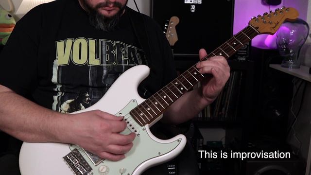 Dave Simpson's Blues Lesson - Part 1... Be Nice, Still learning 🙂... Fender Modern Player Strat смотреть онлайн