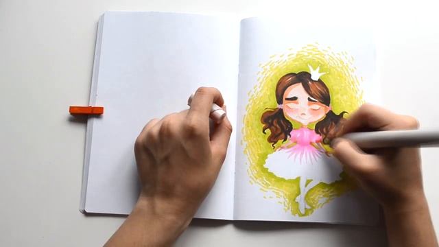 Рисую в скетчбуке #7 [Принцесска] смотреть онлайн