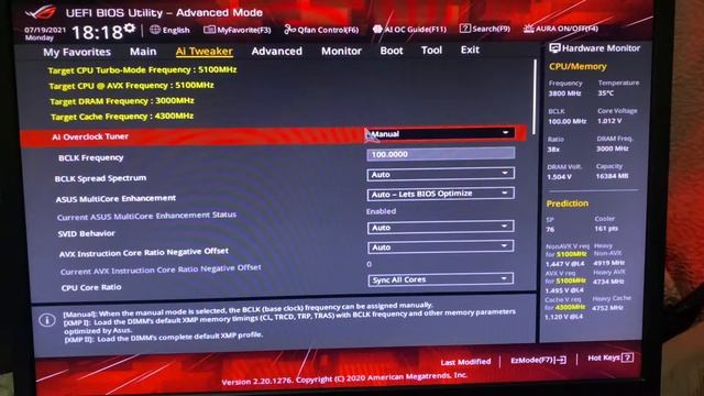 Easy Overclocking tutorial. ( I7 10700k , Asus z490e motherboard) смотреть онлайн