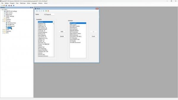 Using OpenGD77 CPS to create a codeplug the easy way