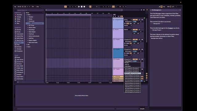 Routing Superior Drummer 3 in Ableton Live смотреть онлайн