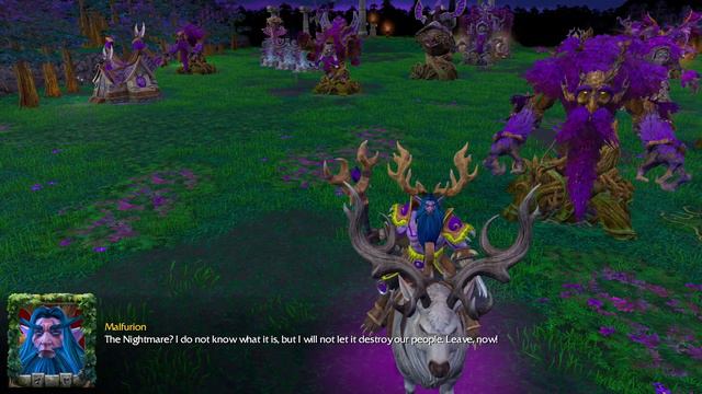 Warcraft 3 The Nightmare Teaser: Malfurion and Lethon Cutscene смотреть онлайн