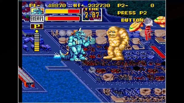 ACA NEOGEO King of the Monsters (XBONE) | Geon Playthrough p.1 смотреть онлайн