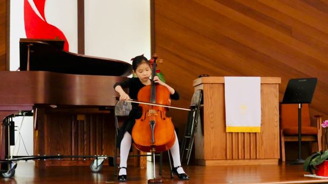 Suzuki Cello 4 - J. B. Breval Sonata in C Major, Op. 40 Allegro смотреть онлайн