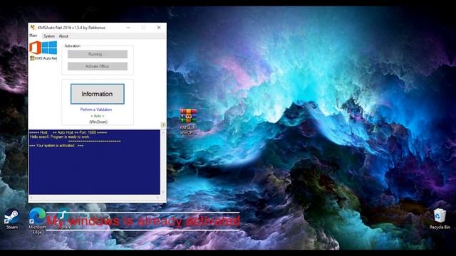 KMS ACTIVATOR FREE | ACTIVATE WINDOWS 8.1/10/11 | MICROSOFT OFFICE CRACK смотреть онлайн