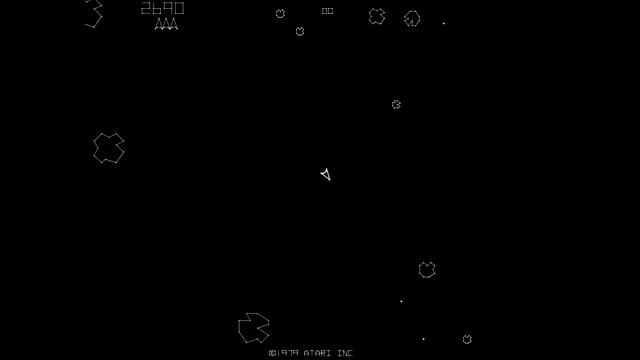 Прохождение Asteroids (1979)
