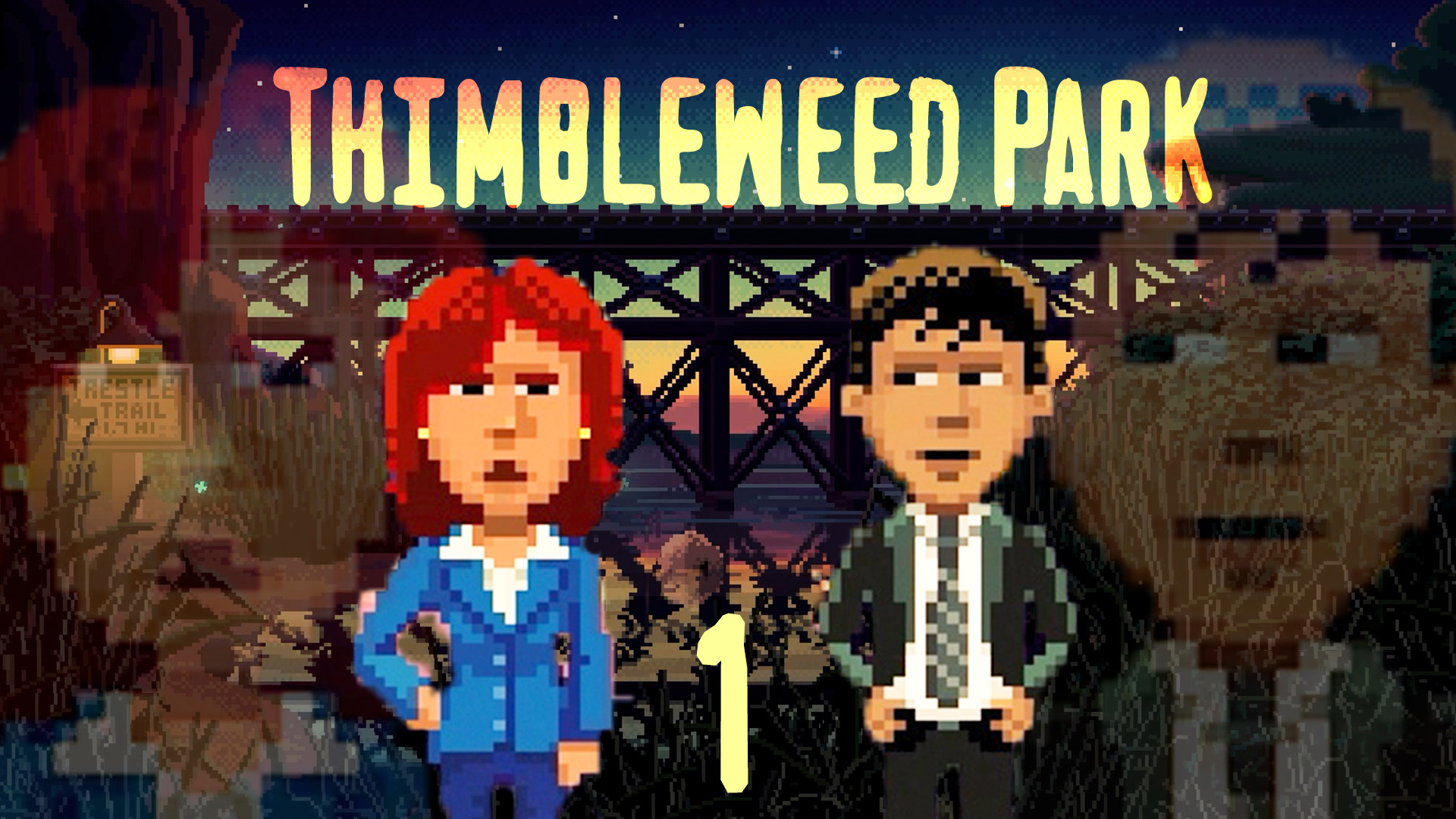Детективы Рей и Рейнс идут на помощь! - Thimbleweed Park - 1