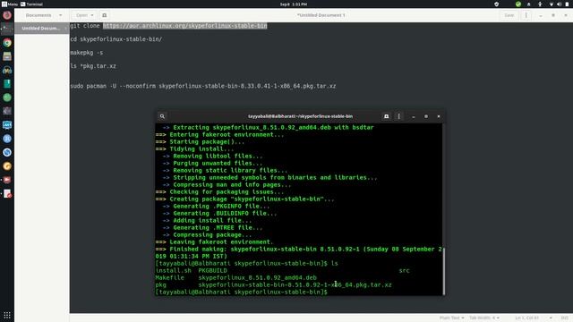 Install Skype in Manjaro Linux смотреть онлайн