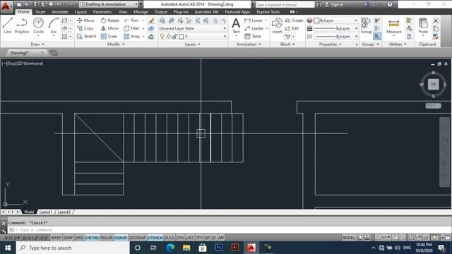 Modern Plan in AutoCAD || Building plan in AutoCAD 2020 || Making a simple floor plan смотреть онлайн
