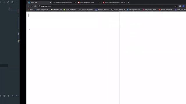 React markdown editor смотреть онлайн
