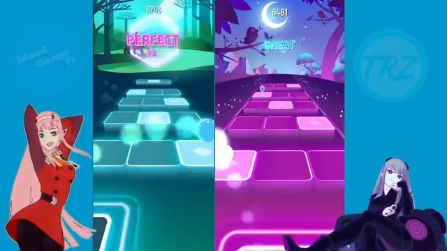 Collab Video @moodgameryt9502 vs @TRZ1ST | 2 Phut Hon Kaiz Remix - Tiles Hop смотреть онлайн