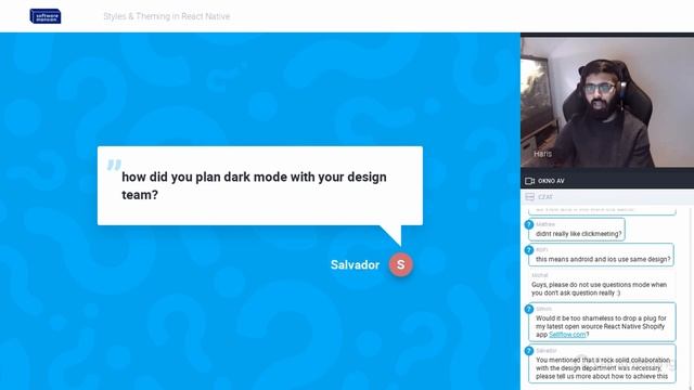 Styles & Theming in React Native - a webinar by Haris Mahmood смотреть онлайн