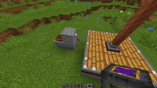 Moving Portals in Minecraft (CREATE mod)... смотреть онлайн
