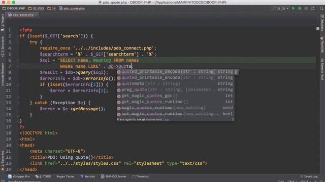 ۱۴- متود quote در PDO پی دی اُ смотреть онлайн