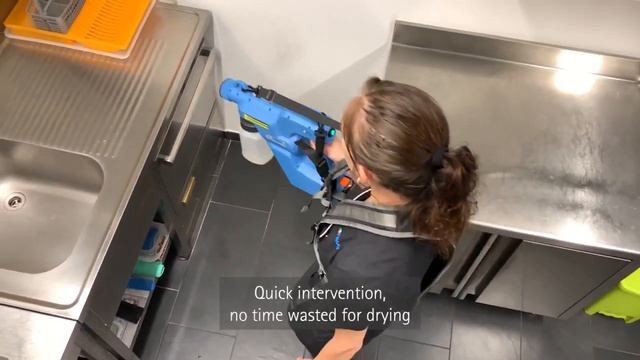 Профессиональный пистолет Fimap E-Spray Electrostatic для санитарной обработки смотреть онлайн