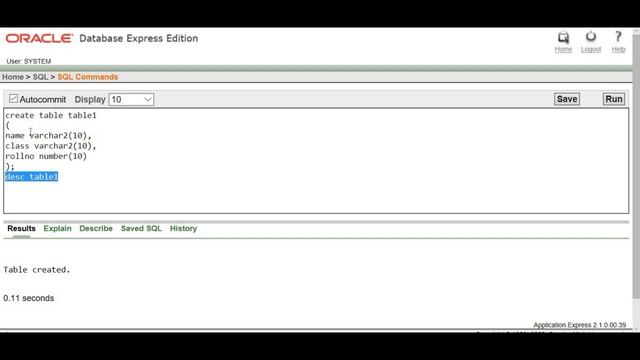 ORACLE BASIC 2|| CREATE TABLE||VIEW TABLE||STUDY EASY смотреть онлайн