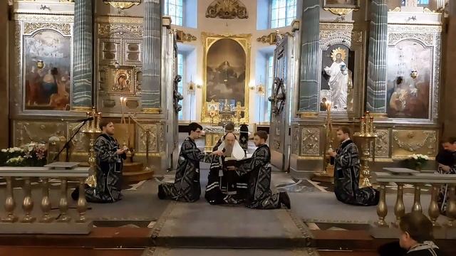 Вечернее богослужение и чин прощения в Казанском кафедральном соборе смотреть онлайн
