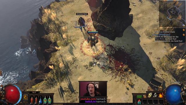 Act 1: Hunting The Faun - Marauder #2 - Let's Play Path of Exile 3.2: SC SSF Bestiary League смотреть онлайн