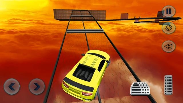 Impossible Stunts Car Dangerous Drive / 3d Stunts Car Game / Android Gameplay FHD смотреть онлайн
