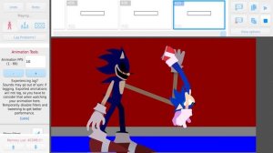 Sonic vs sonic.exe (stick nodes)