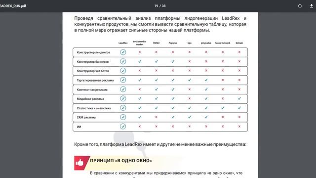 LeadRex | Обзор белой бумаги смотреть онлайн